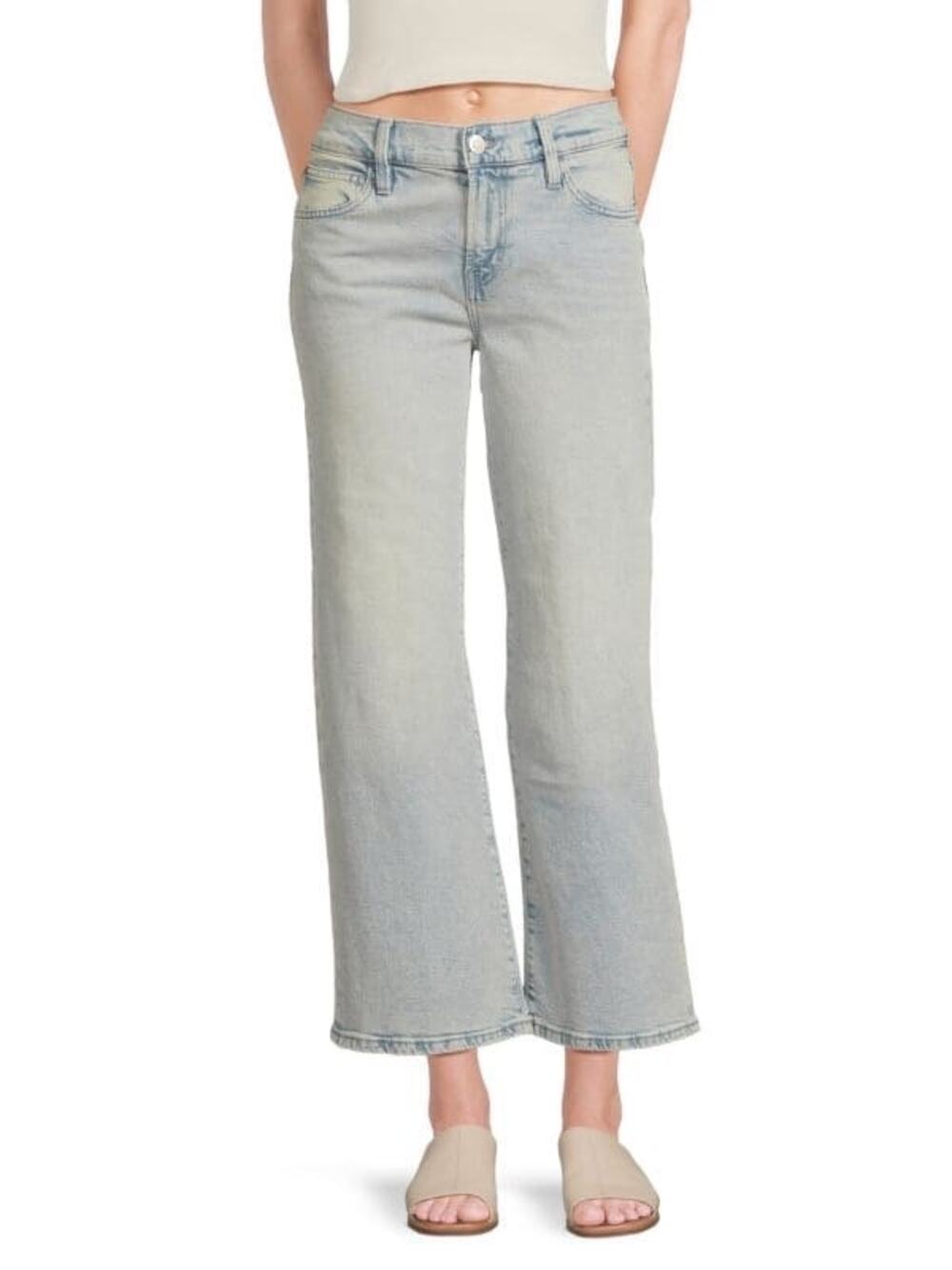 Hudson Rosalie High-Rise Wide Leg Ankle Matilda Wash Size 28 NWT